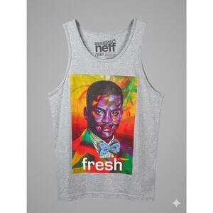 Neff | 'Fresh Prince' | Carlton Banks Graphic Sleeveless Top | Medium